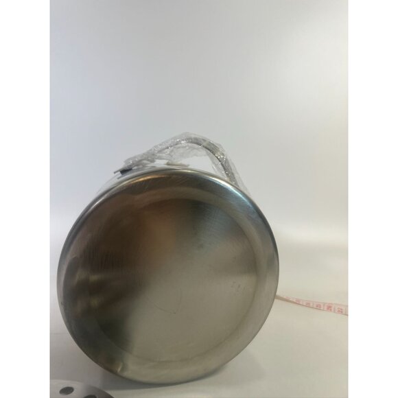 Small Ice Bucket Stainless Steel Insulated With Lid Tongs Drain basket Tiki Bar - Picture 7 of 9